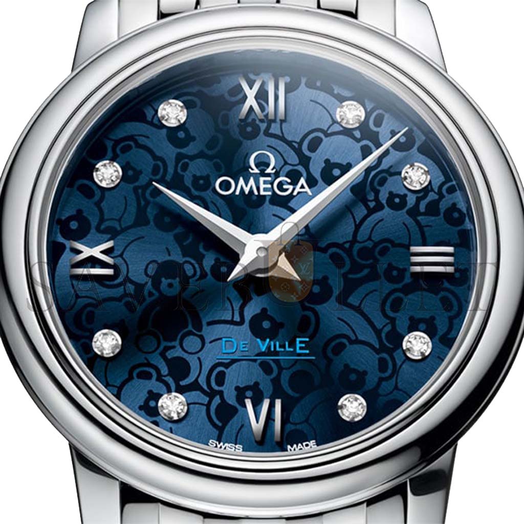 Om**a de ville prestige orbis blue watch 424.10.40.20.03.003